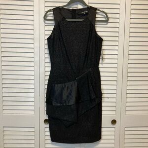 NWT Gianni Bini Black Sleeveless Sparkly Mini Cocktail Dress